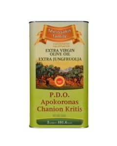 Melissakis Olive Mill - Extra Virgin Olive Oil PDO Apokoronas Tin 3ltr 