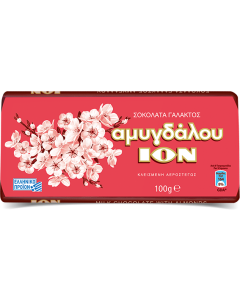 ION Amygdalou - Milk Chocolate with Almonds 100gr