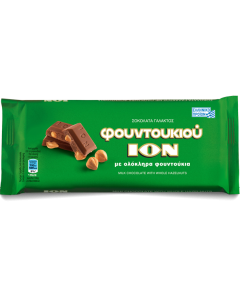 ION Hazelnut - Milk Chocolate with Hazelnuts 100gr