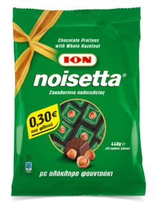 ION Noisetta- Chocolate Praline with whole Hazelnut 440gr