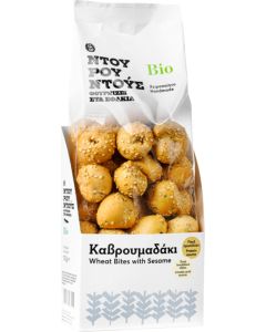 Ntourountous - Organic Wheat Bites with Sesame 150gr