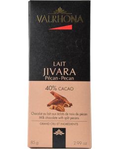 Valrhona - Milk Chocolate Jivara 40% with Pecan 85gr